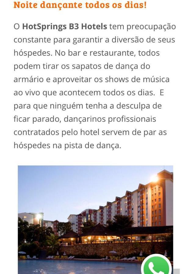 Hot Springs Hotel Caldas Novas-Flat Vip Kültér fotó